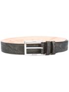 Etro - Paisley Print Belt - Men - Leather - 100, Grey, Leather