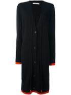 Givenchy Contrast Trim Knitted Dress, Women's, Size: Small, Black, Polyamide/viscose/cashmere/wool