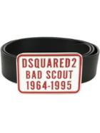Dsquared2 Bad Scout Buckle Belt - Black