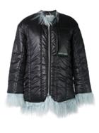 Sandy Liang Fur Lining Jacket - Black