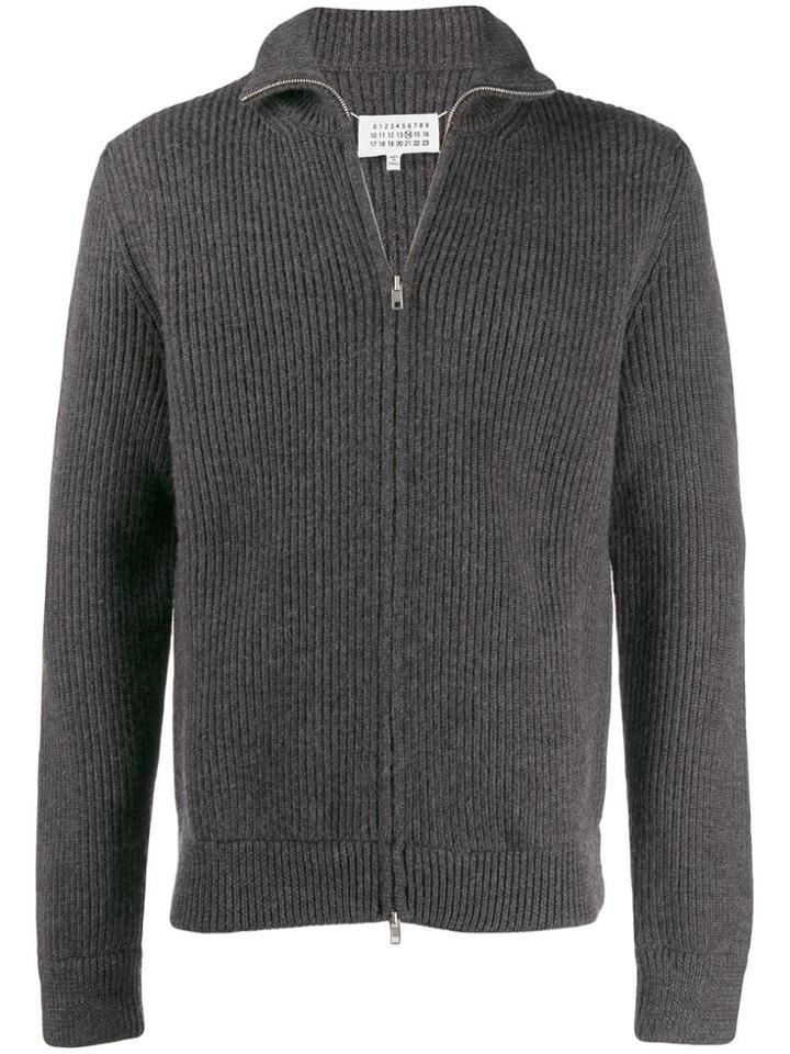 Maison Margiela Zipped Sweatshirt - Grey