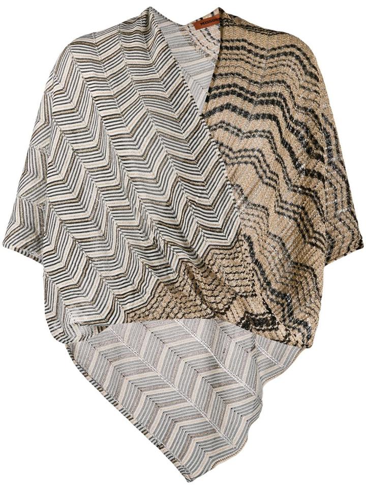 Missoni Twist Shawl Top - Gold