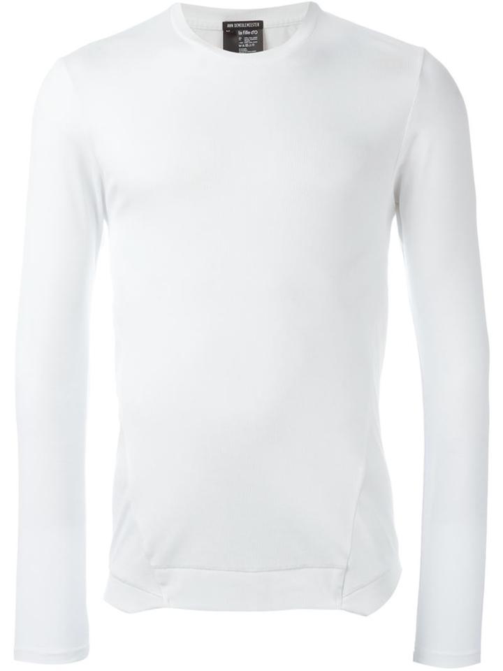 Ann Demeulemeester Ribbed Longsleeved T-shirt