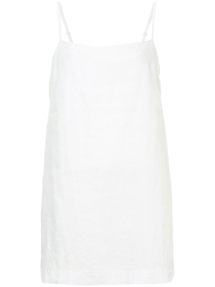 Venroy Lace-up Mini Dress - White