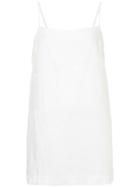 Venroy Lace-up Mini Dress - White
