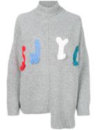 Sjyp Turtleneck Knitted Jumper - Grey