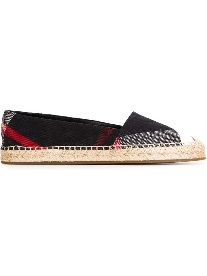 Burberry Checked Espadrilles