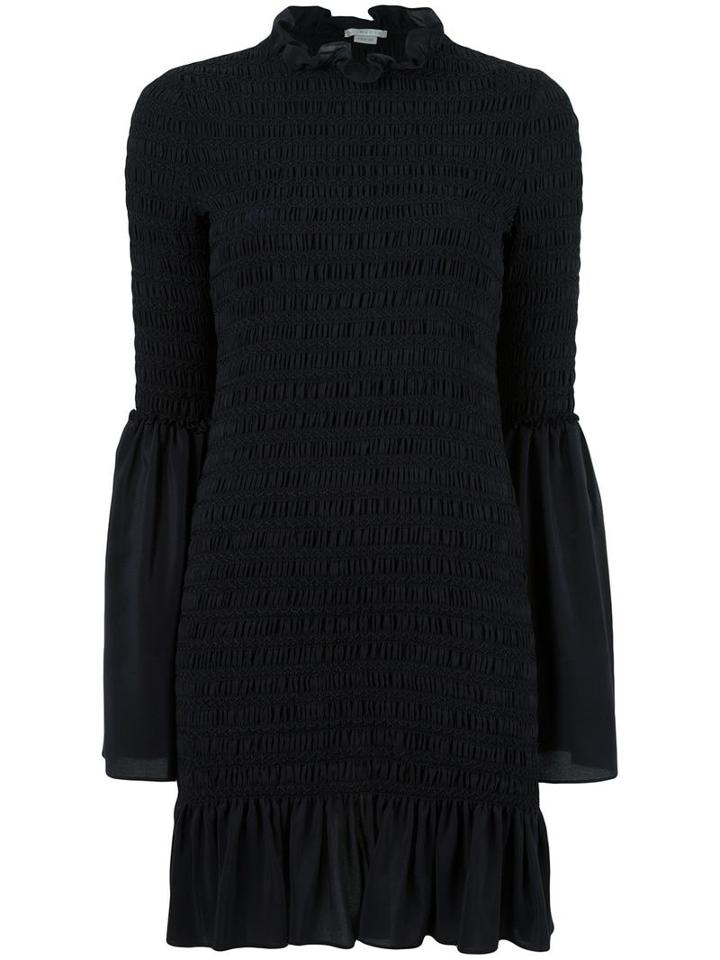 Stella Mccartney Ruched Panel Dress, Women's, Size: 40, Blue, Silk/polyester/polyamide/elastodiene