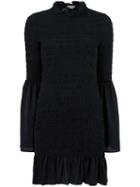 Stella Mccartney Ruched Panel Dress, Women's, Size: 40, Blue, Silk/polyester/polyamide/elastodiene