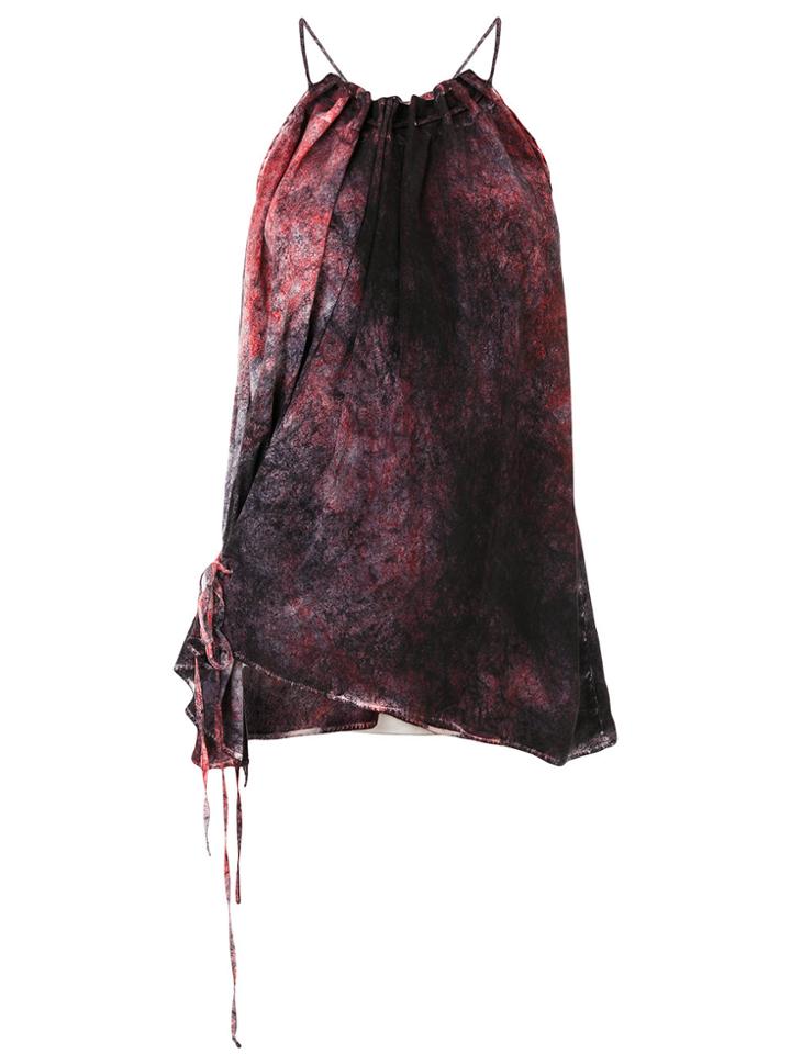 Lost & Found Ria Dunn Drawstring Asymmetric Camisole - Multicolour