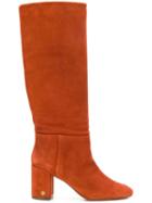 Tory Burch Chunky Heeled Boots - Orange
