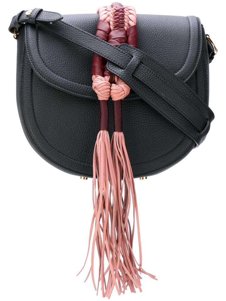 Altuzarra Braided Detail Saddle Bag - Black