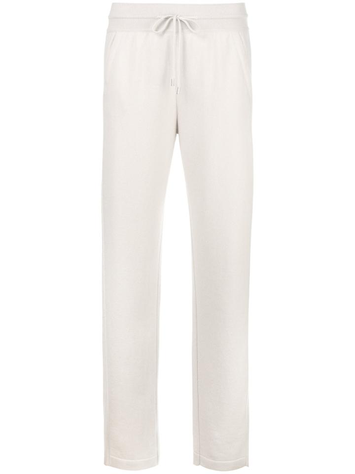 Loro Piana Cashmere Drawstring Trousers - Nude & Neutrals