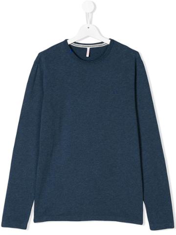 Sun 68 Kids Plain T-shirt - Blue
