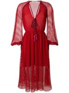 Philosophy Di Lorenzo Serafini Loose 'philosophy' Dress - Red