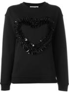 Mcq Alexander Mcqueen Ruffled Heart Sweatshirt