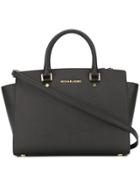 Michael Michael Kors Selma Medium Satchel - Black
