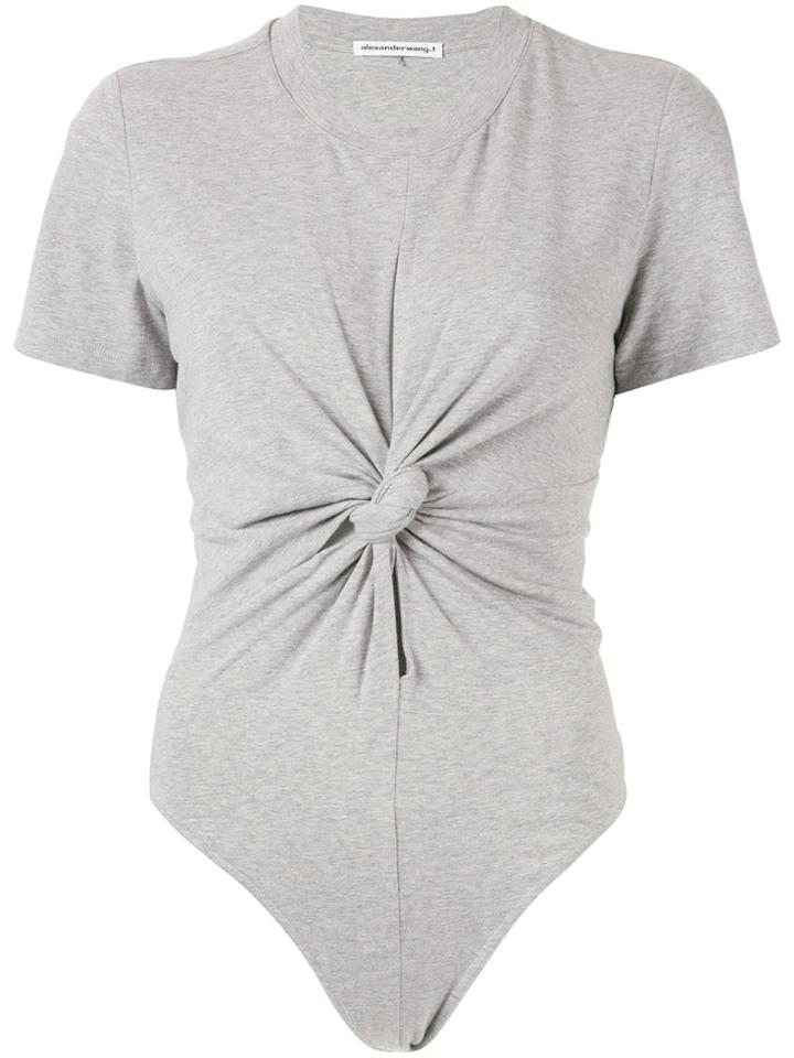 Alexander Wang Compact Jersey Bodysuit - Grey