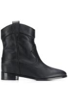 Aquazzura Cowboy Style Boots - Black