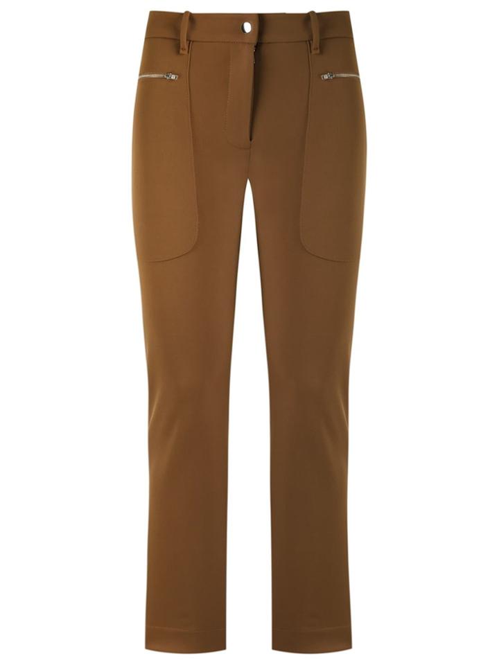 Gloria Coelho Side Pockets Trousers - Brown
