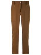 Gloria Coelho Side Pockets Trousers - Brown
