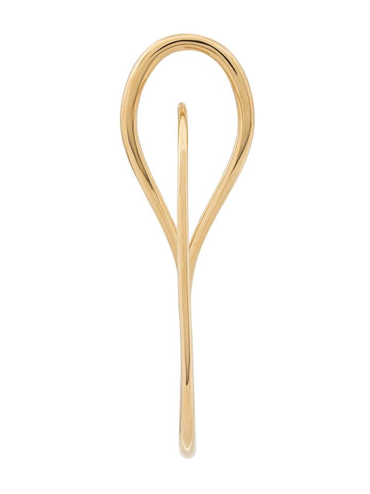 Charlotte Chesnais Needle Hoop Earrings - Gold