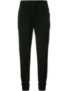 Raquel Allegra Buttoned Fly Trousers, Women's, Size: Iii, Black, Cotton/rayon