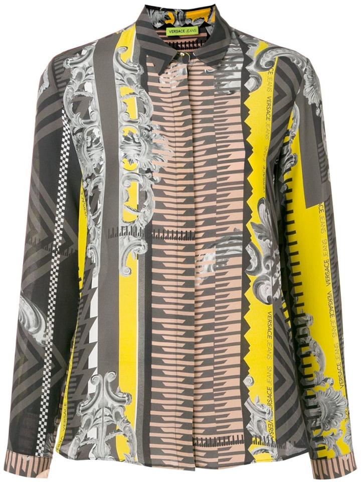 Versace Jeans Printed Shirt - Yellow & Orange