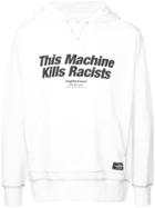 Neighborhood 'this Machine Kills Racists' Hoodie - White