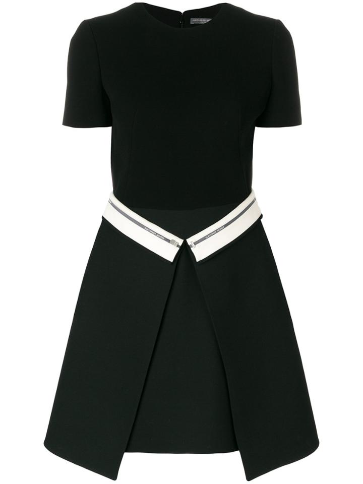 Alexander Mcqueen Flap Panel Dress - Black