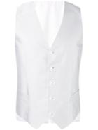 Canali - Button Up Waistcoat - Men - Silk/cupro - 52, Grey, Silk/cupro