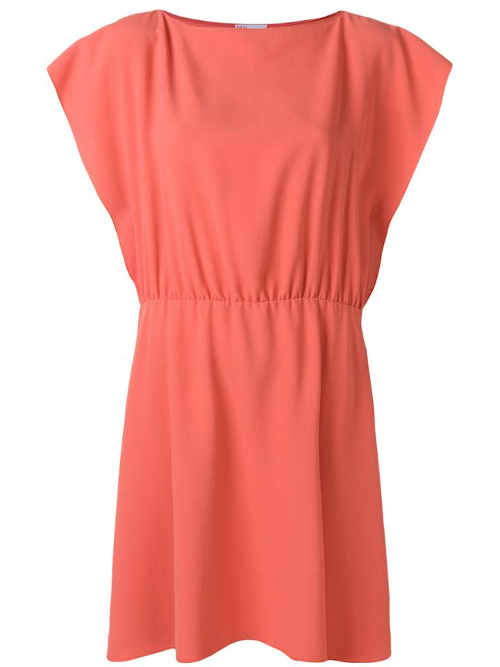 Red Valentino Elasticated Waist Dress - Yellow & Orange