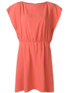Red Valentino Elasticated Waist Dress - Yellow & Orange