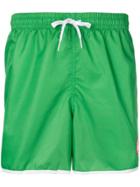Gcds Bicolour Swim Shorts - Green