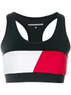 Tommy Hilfiger Cropped Sports Top - Black