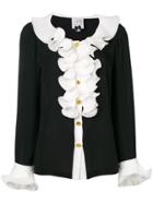 Edward Achour Paris Ruffled Detail Blouse - Black