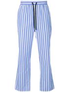 Ami Alexandre Mattiussi Elasticized Waist Carrot Fit Trousers - Blue