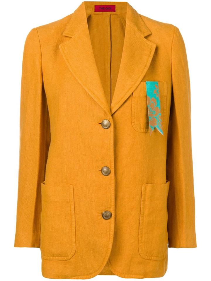 The Gigi Single Breasted Blazer - Yellow