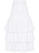 Dolce & Gabbana Layered Long Skirt - W0800 Optical White