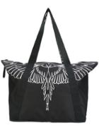 Marcelo Burlon County Of Milan Asier Shopping Bag, Women's, Black, Polyester