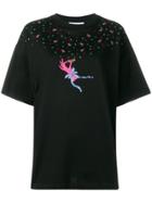 Vivetta Loose-fit Rose T-shirt - Black