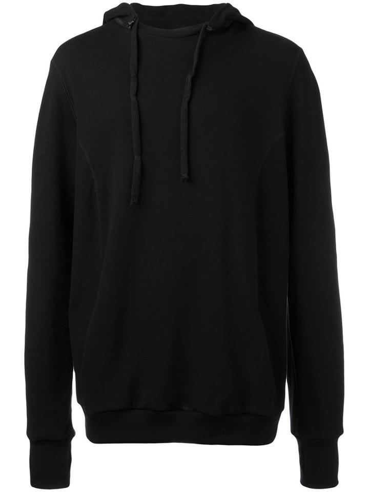 Andrea Ya'aqov - Hooded Sweatshirt - Men - Cotton - S, Black, Cotton