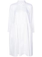 Peter Jensen Smock Shirt Dress - White