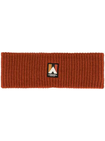 Wood Wood Eda Ribbed-knit Headband - Orange