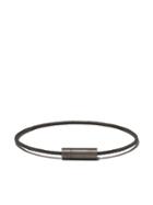Le Gramme 7 Grams Cable Bracelet - Black Silver