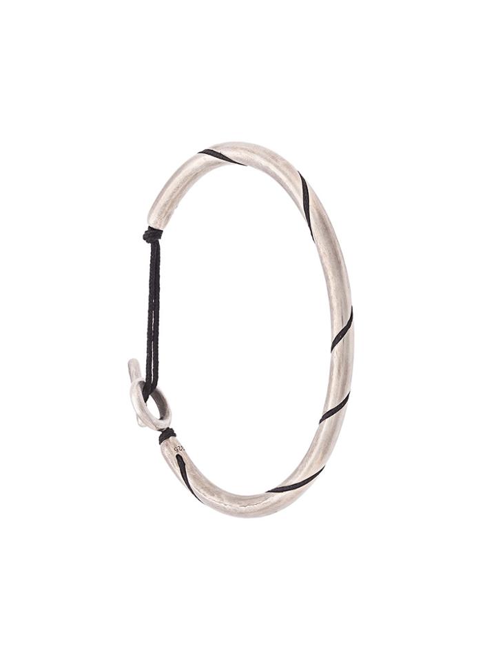 M. Cohen Line Detail Cuff Bracelet - Metallic