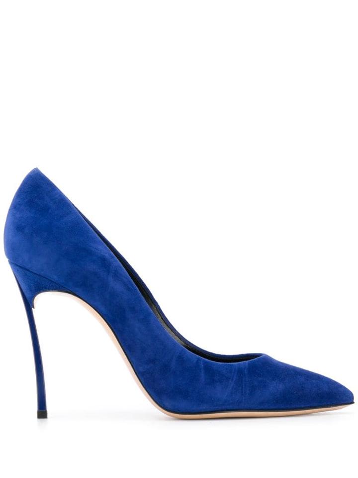 Casadei Stiletto Pointed Pump - Blue