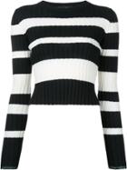 Proenza Schouler Striped Sweater - Black