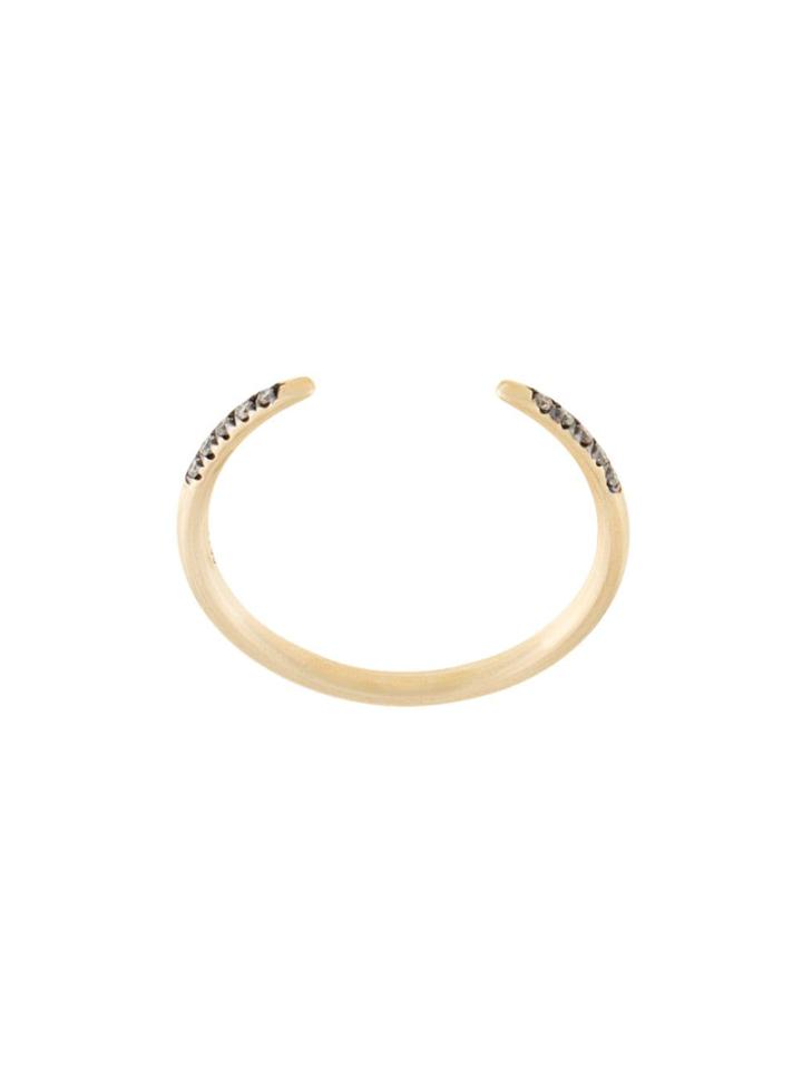 Yannis Sergakis Black Diamond C-ring - Gold
