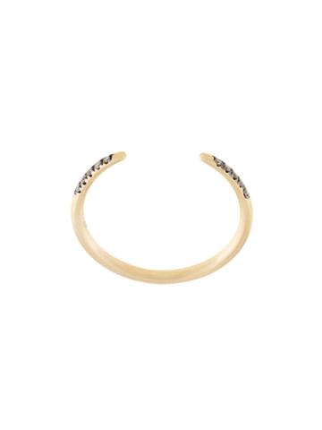 Yannis Sergakis Black Diamond C-ring - Gold